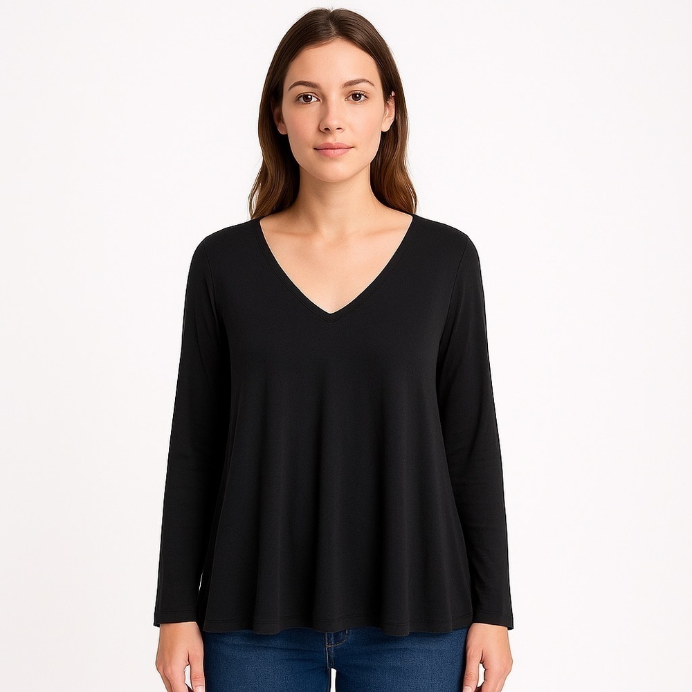 𝅺REVOLVE Susana Monaco Black Long Sleeve Top, Women’s Size S